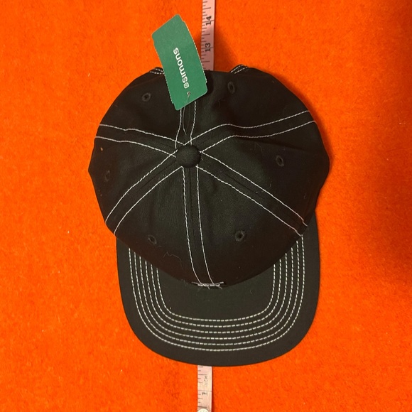 Obey black 100% cotton small logo topstitched cap NWT - Picture 8 of 8